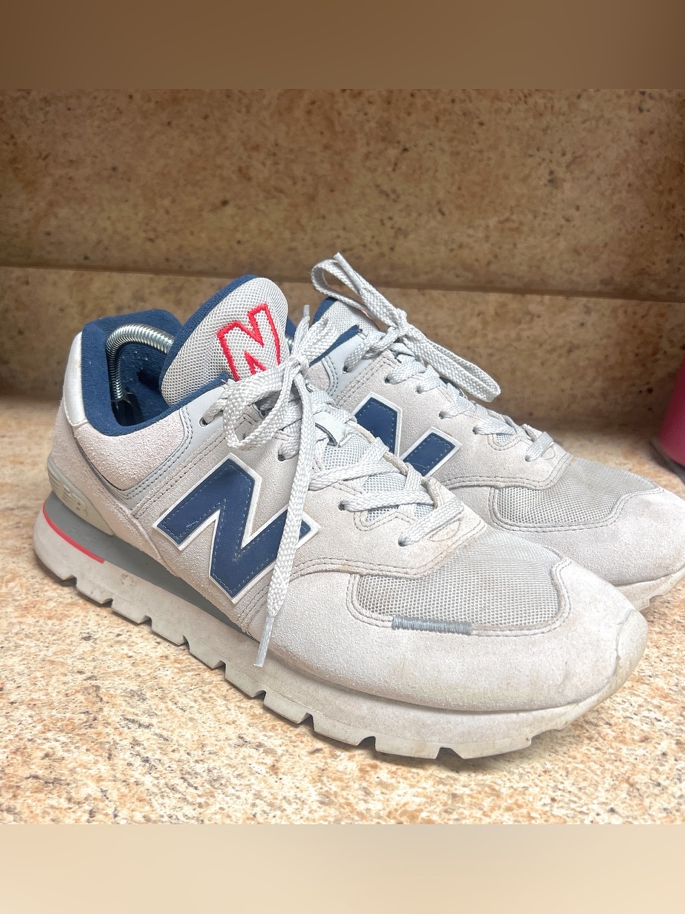 New Balance Classic 574 Mens Grey Athletic Shoes 11.5